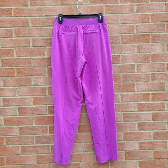 Athleta Brooklyn Heights Vienna Slim Pants Size 6 zippered pockets polyester - Picture 4 of 6